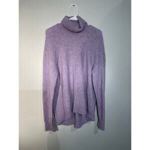J.Crew Lavender Turtleneck Sweater in Supersoft‎ Yarn Wool and Alpaca Blend